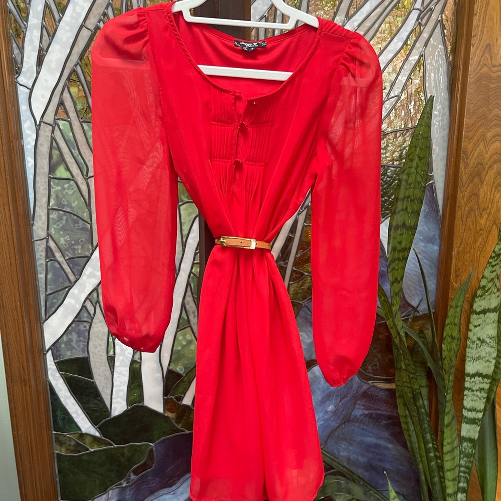 Red dress